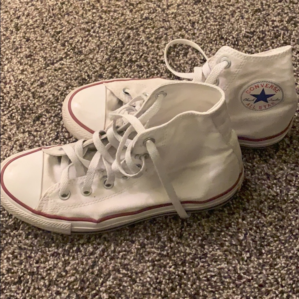High Top White Converse